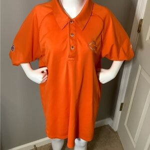 Reebok Men’s Medium Chicago Bears Orange Polo Shirt